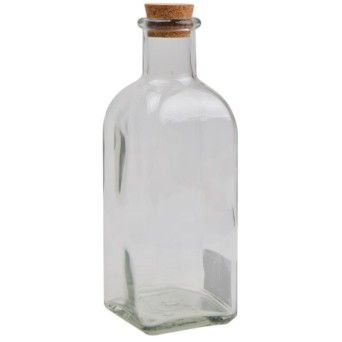 GARRAFA VIDRO 0.5L C/TAMPA 105817