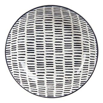 PRATO FUNDO 20CM DESENHO LINHAS PRT 89989