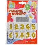 BALAO NUMERO 6 PRATA C/101 CM BALAO NUMERO 6 PRATA C/101 CM