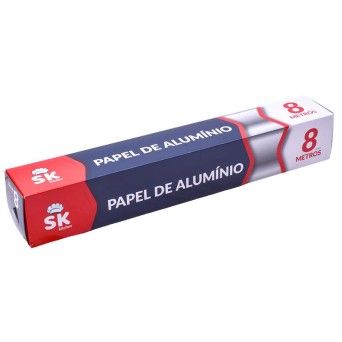 PAPEL ALUMINIO SK 8MTS CX20