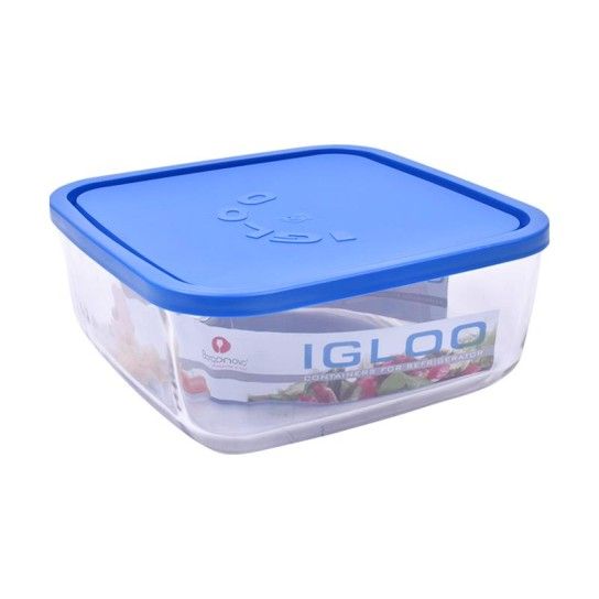 TAA VIDRO C/ TAMPA QDR IGLOO 15CM