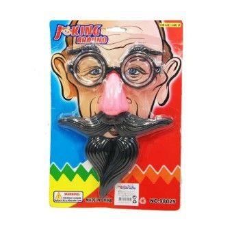 CARNAVAL OCULOS+NARIZ+BIGODE 201-405