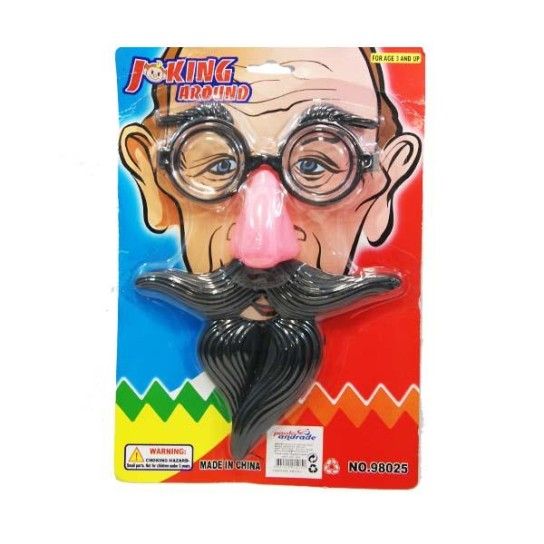 CARNAVAL OCULOS+NARIZ+BIGODE 201-405