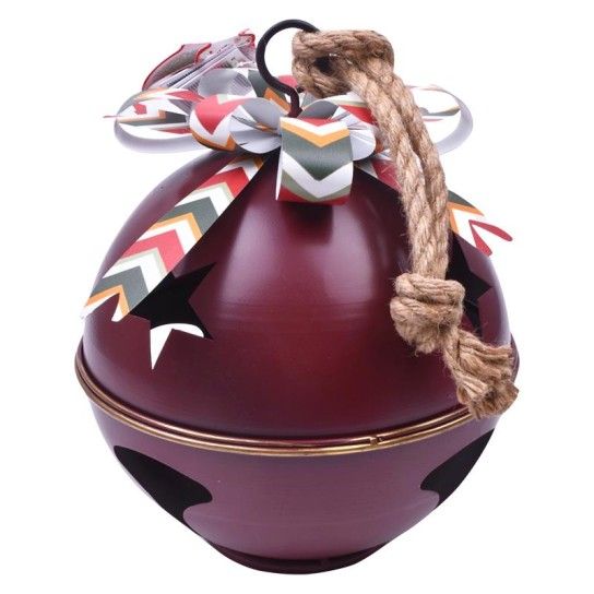 BOLA METAL 23CM VERM C/ LUZ XJY2B002 BOLA METAL 23CM VERM C/ LUZ XJY2B002