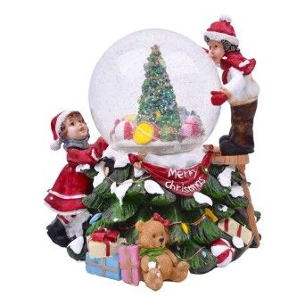 GLOBO LED E MSICA 20X20X22CM