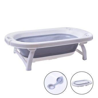 BANHEIRA DOBRAVEL P/BEBE CINZA 0105-27 CX4