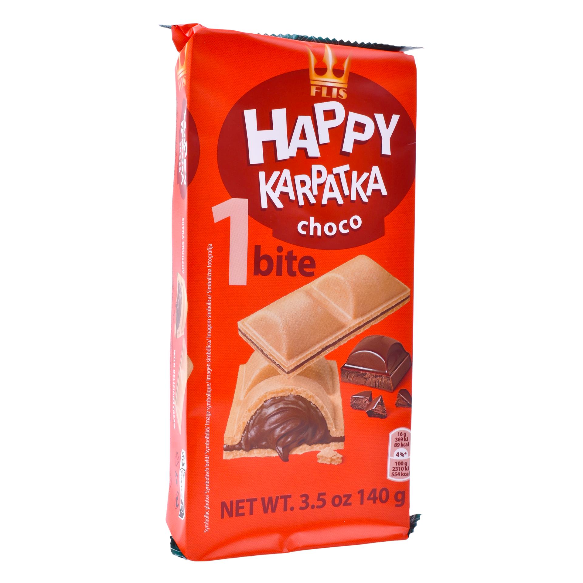 FLIS HAPPY KARPATKA CHOC 140GR FLIS HAPPY KARPATKA CHOC 140GR