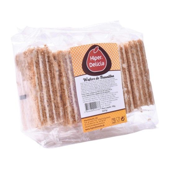 WAFFERS BAUNILHA HIPER DELICIA 5X37