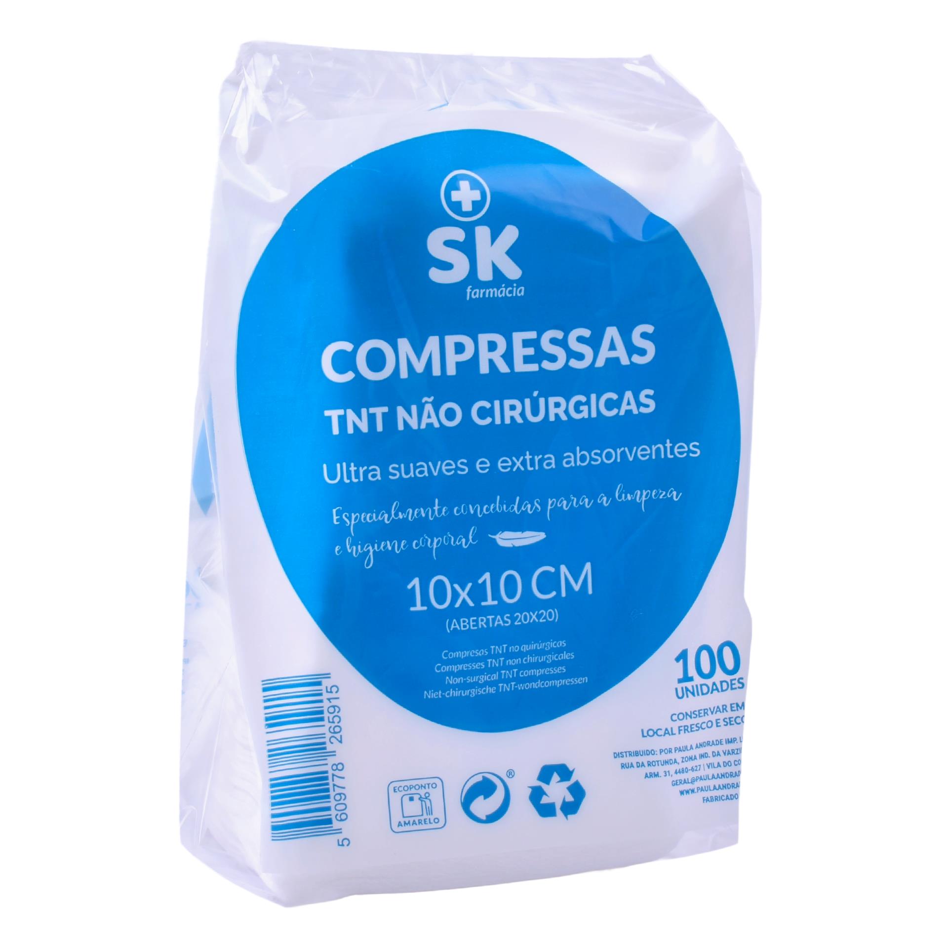 COMPRESSA NAO CIRURGICA 10X10CM COMPRESSA NAO CIRURGICA 10X10CM