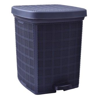 BALDE LIXO C/PEDAL 23L CINZA 0105-12 CX4