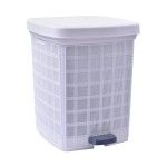 BALDE LIXO C/PEDAL 12L BRANCO 0105-07 CX4