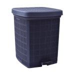 BALDE LIXO C/PEDAL 12L CINZA 0105-09 CX4 BALDE LIXO C/PEDAL 12L CINZA 0105-09 CX4