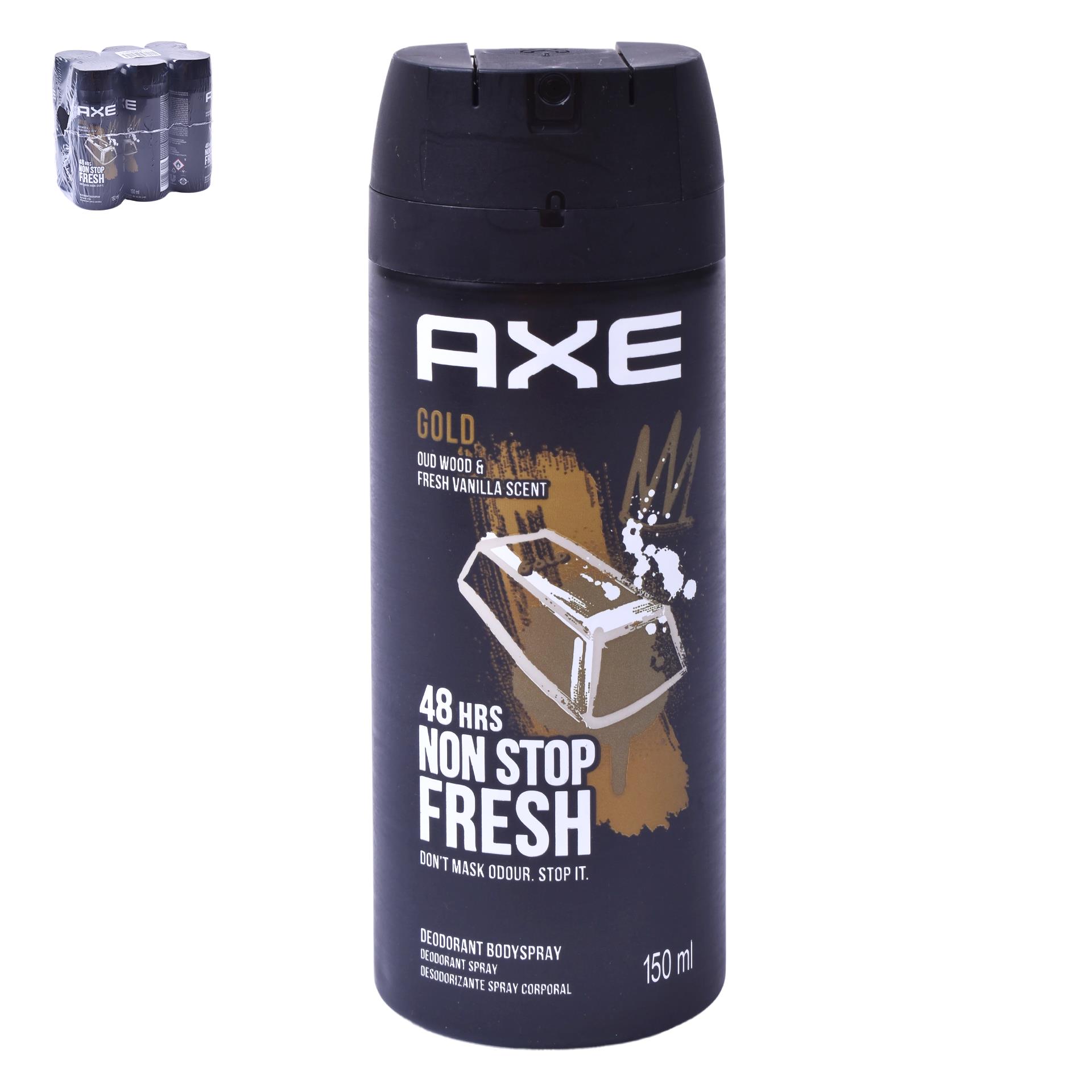 AXE DEO SPRAY GOLD 150ML AXE DEO SPRAY GOLD 150ML