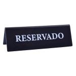 PLACA ACRILICO RESERVADO