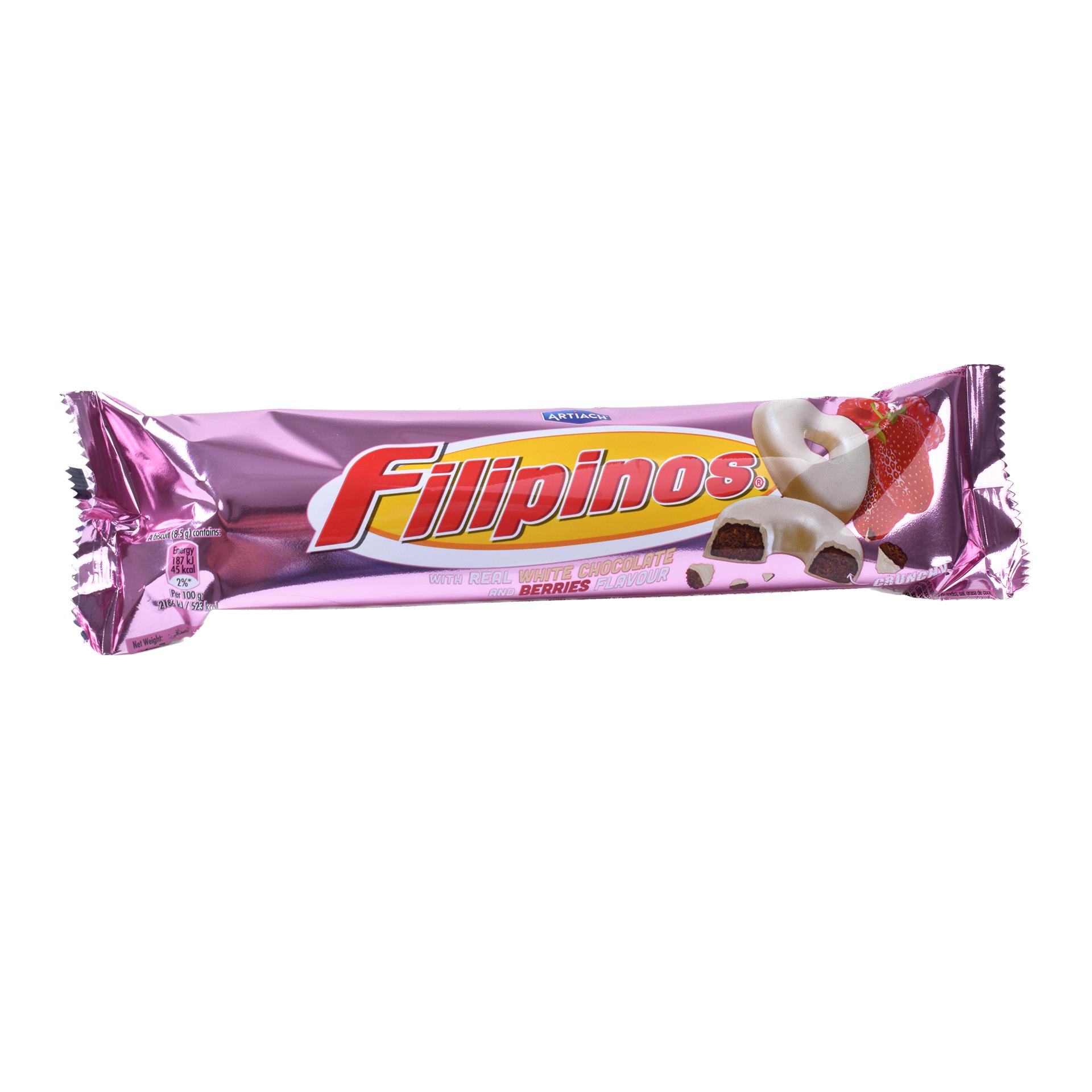 FILIPINOS FRUTOS VERMELHOS 128G** FILIPINOS FRUTOS VERMELHOS 128G**