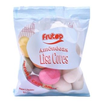 AMENDOA LISA CORES FRUTOP 100G