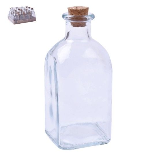 GARRAFA C/TAMPA CORTIA 140ML CX48