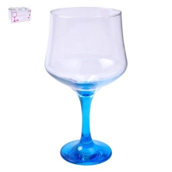 COPO GIN 730CC PE AZUL CX24