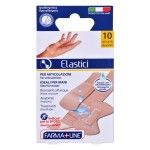 PENSOS ELASTICI MÃO 10UN FARMALINE CX18 PENSOS ELASTICI MÃO 10UN FARMALINE CX18