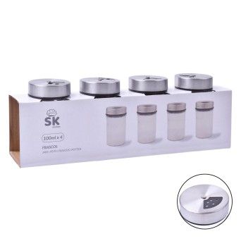FRASCO P/ESPECIARIAS SET 4U 952-20 SK CX24