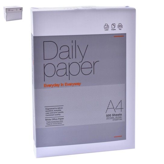 PAPEL FOTOCOPIA DAILY PAPER A4 75G 5UND