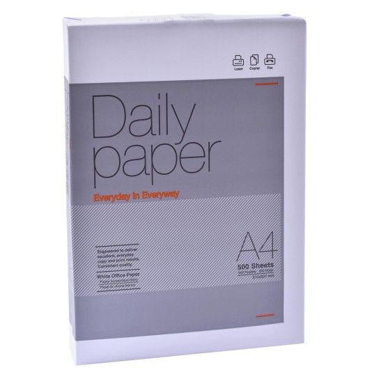 PAPEL FOTOCOPIA DAILY PAPER A4 75G 5UND PAPEL FOTOCOPIA DAILY PAPER A4 75G 5UND