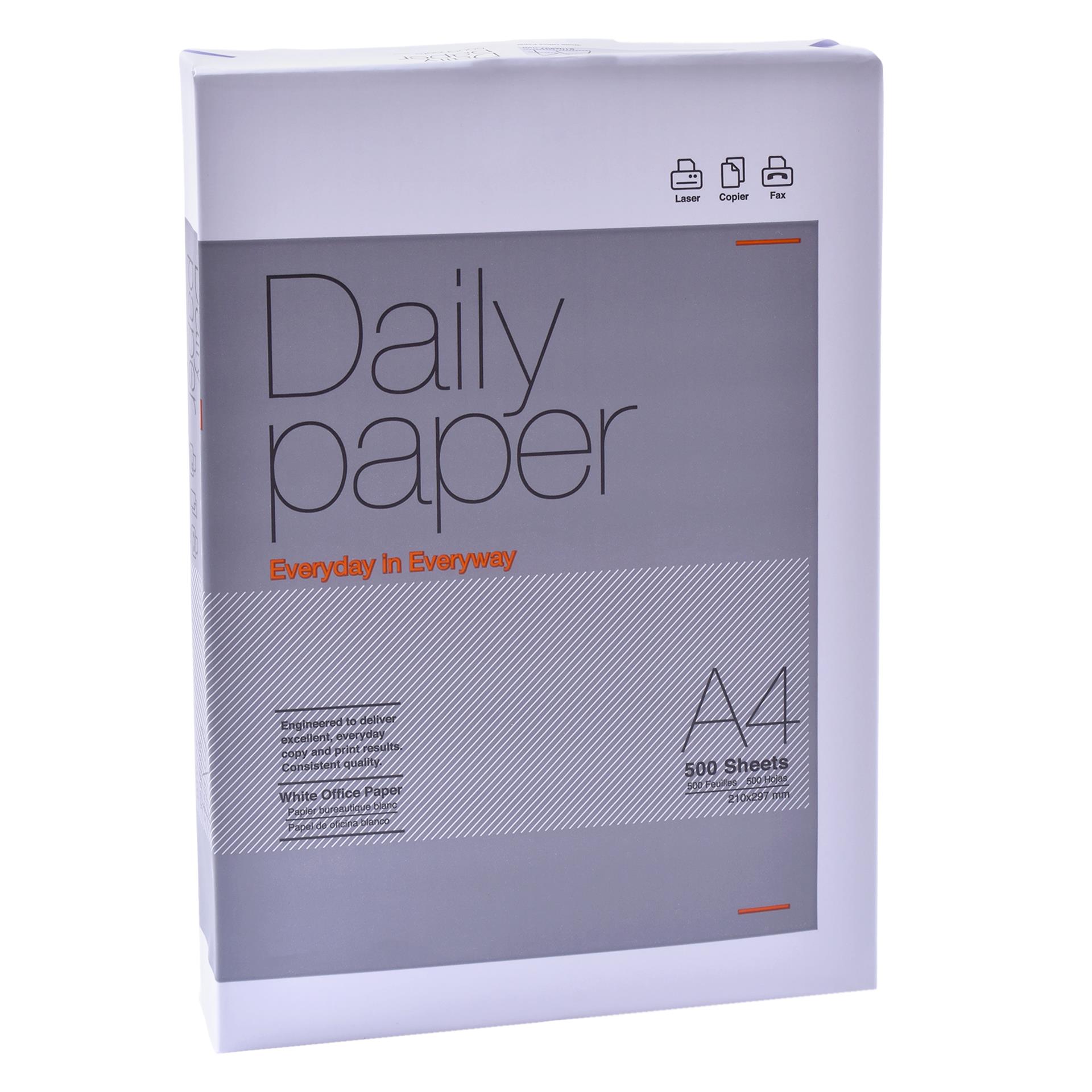 PAPEL FOTOCOPIA DAILY PAPER A4 75G 5UND PAPEL FOTOCOPIA DAILY PAPER A4 75G 5UND