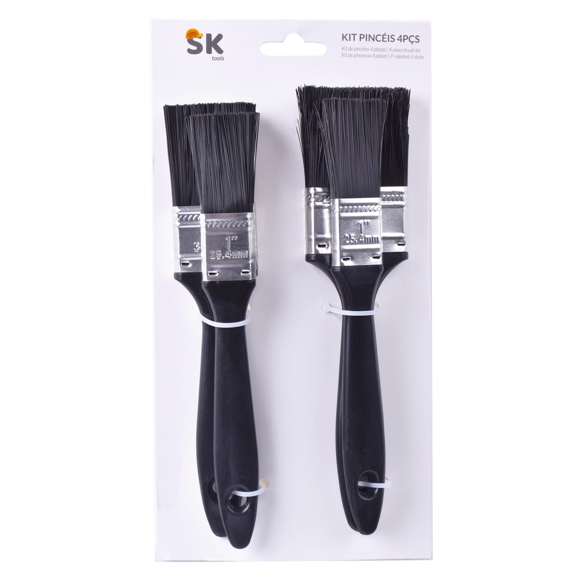 SET PINCEIS 4 UN 3072-5942 CX24 SET PINCEIS 4 UN 3072-5942 CX24