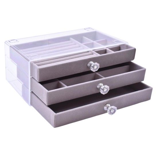 GUARDA-JOIAS 22X13X10,5CM 3021-001 CX30 GUARDA-JOIAS 22X13X10,5CM 3021-001 CX30