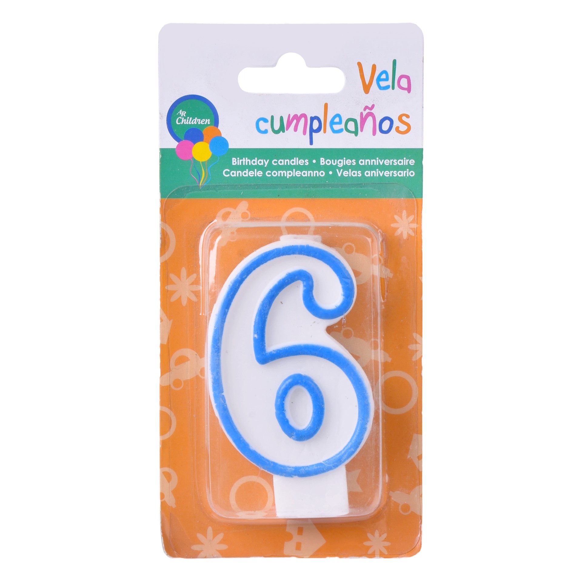VELA ANIVERSARIO NUMERO 6 14430 VELA ANIVERSARIO NUMERO 6 14430
