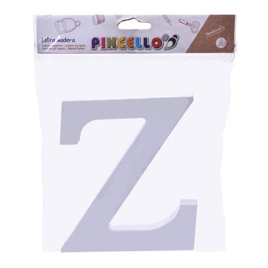 LETRA Z MADEIRA BRANCA 1.8X15CM 24026