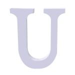 LETRA U MADEIRA BRANCA 1.8X15CM 24021