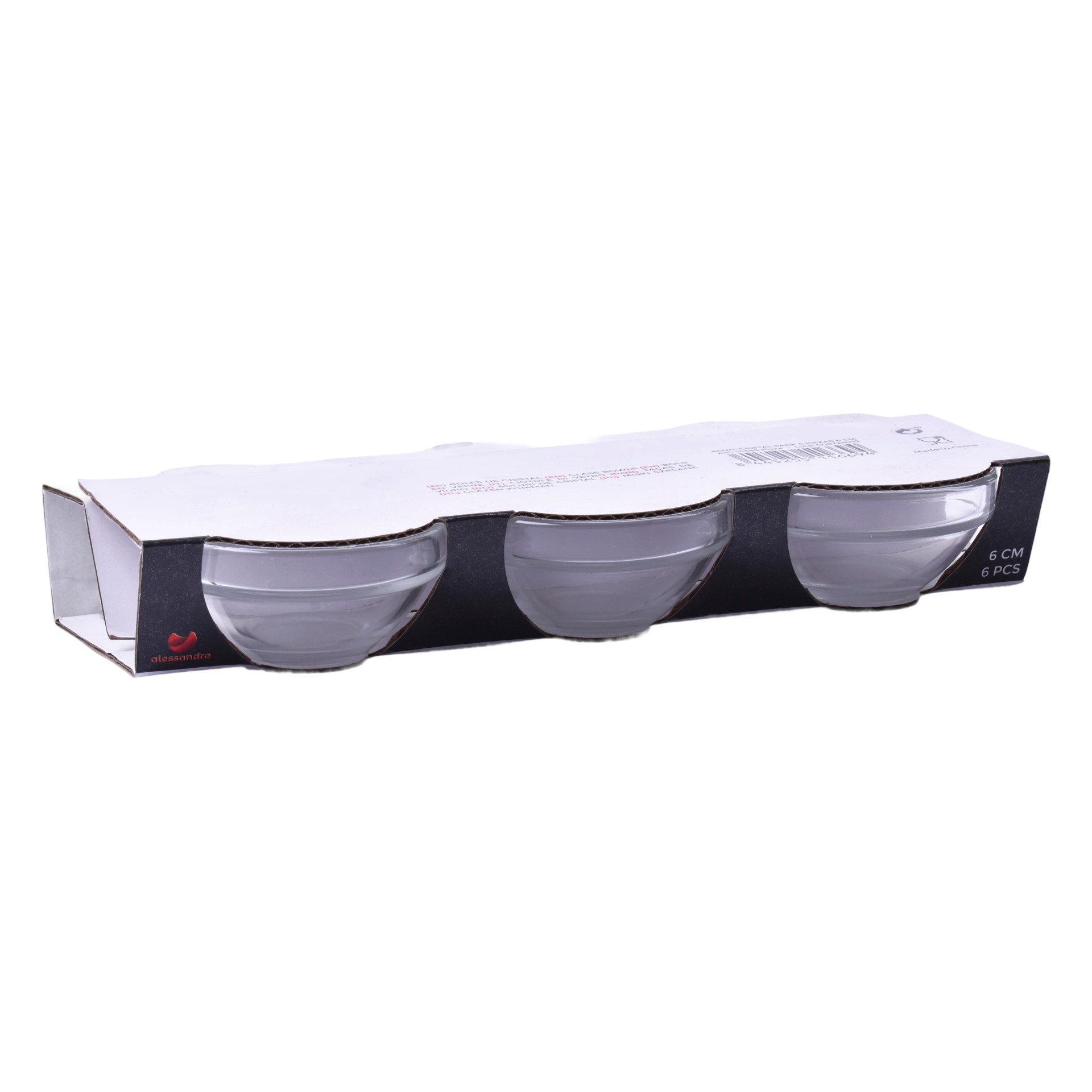 POTES VIDRO 6CM PACK 6 REF111669 POTES VIDRO 6CM PACK 6 REF111669