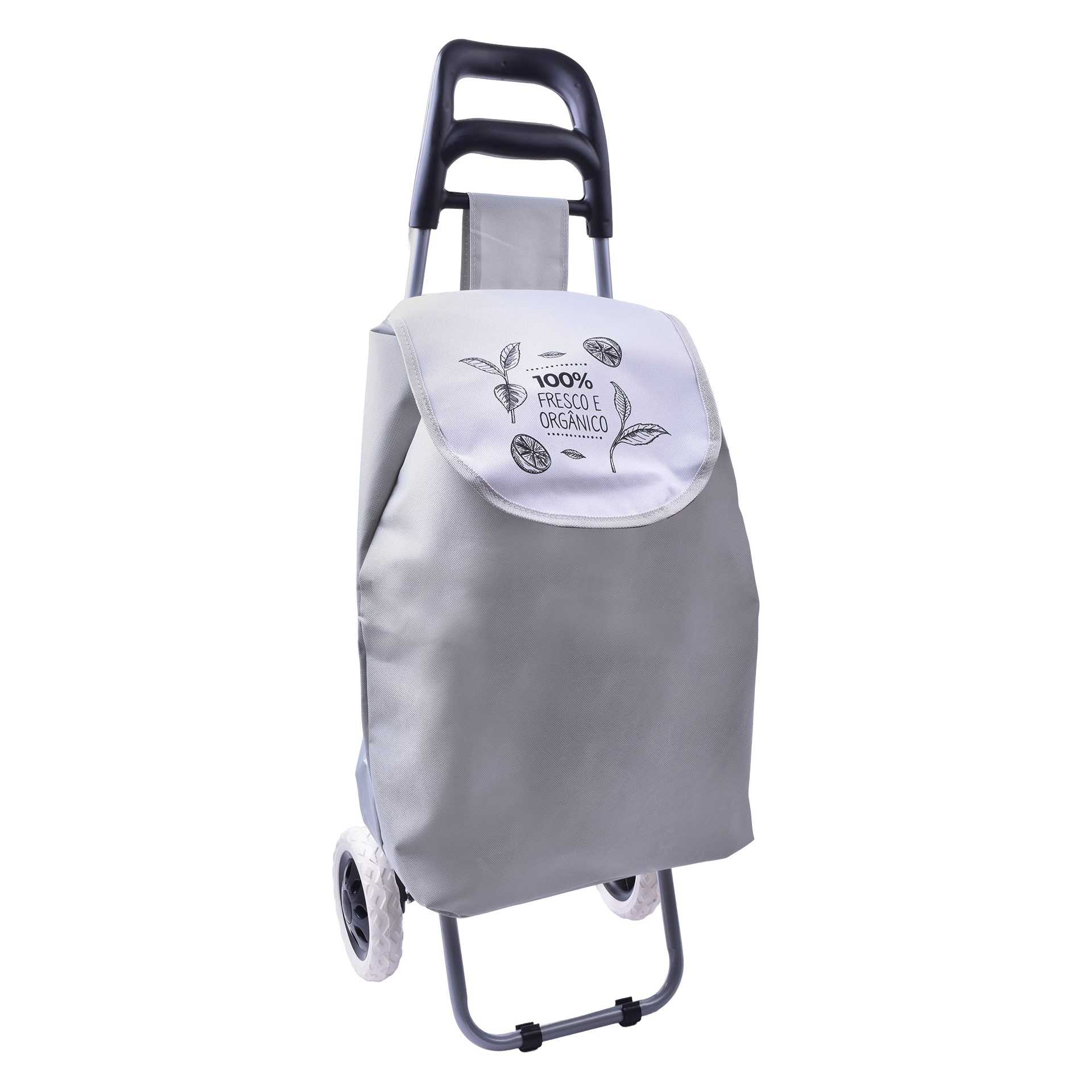 CARRINHO COMPRAS CINZA 95X36X27CM CX10 CARRINHO COMPRAS CINZA 95X36X27CM CX10