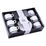 SET 6 CHAVENAS CAFE C/PRATO 425-02