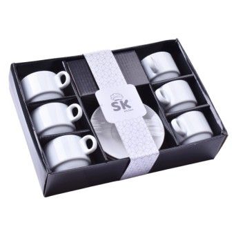 SET 6 CHAVENAS CAFE C/PRATO 425-02