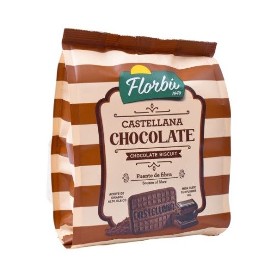 BOLACHAS CASTELLANA CACAU 200GRS.