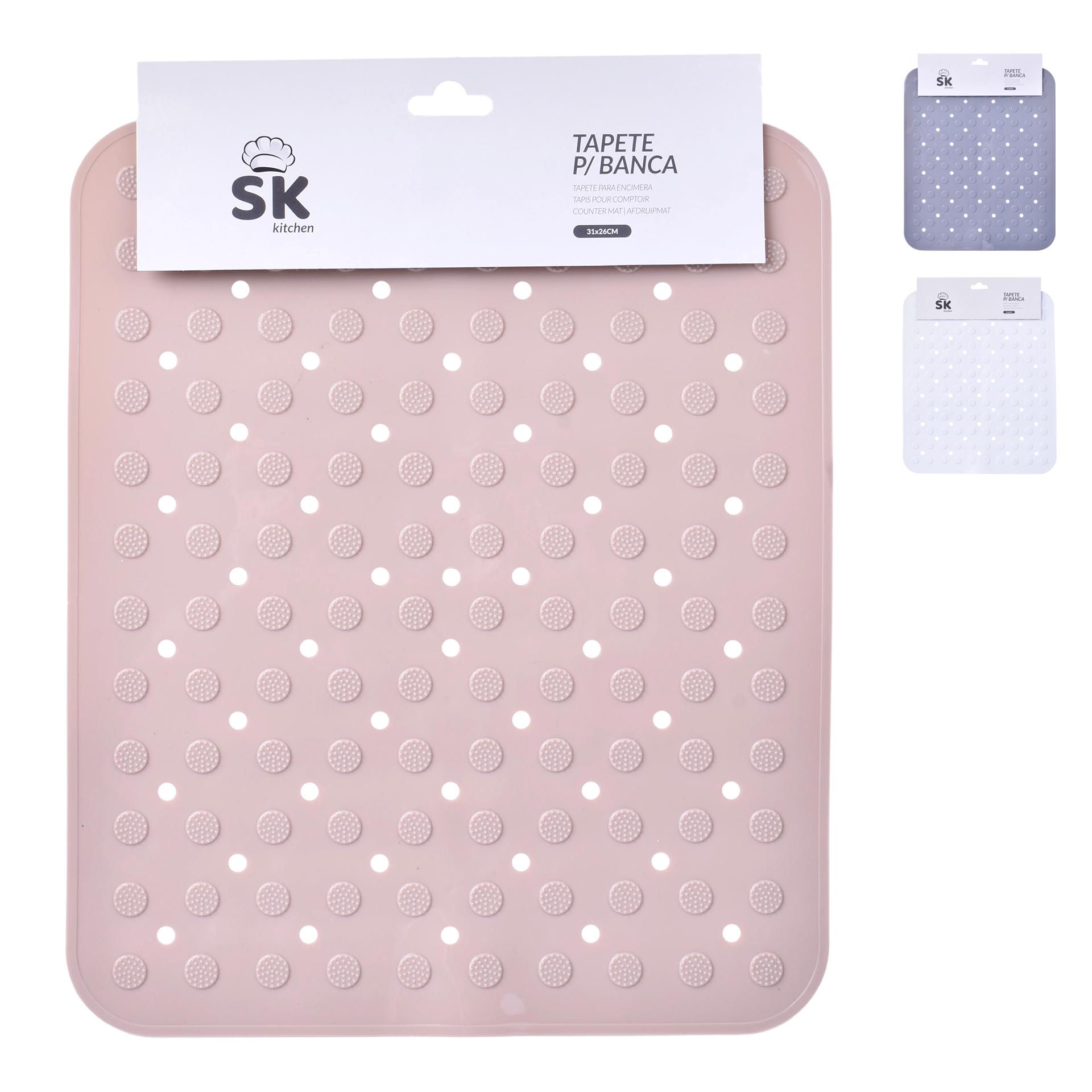 TAPETE PVC 31X26CM SK-C-804-420 CX96