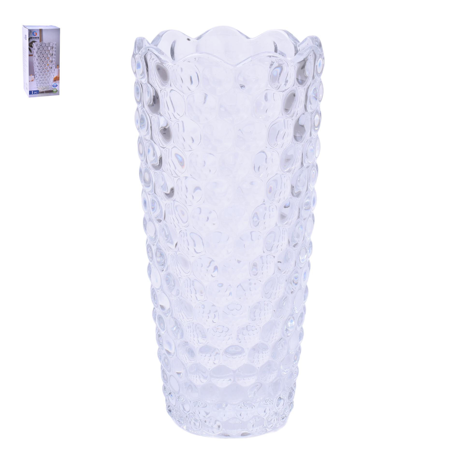 JARRA VIDRO 12X25CM 2407-301-01 CX12 JARRA VIDRO 12X25CM 2407-301-01 CX12