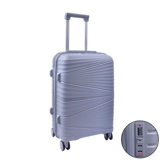 MALA VIAGEM CINZA 20 1717-024-03S CX2 MALA VIAGEM CINZA 20 1717-024-03S CX2