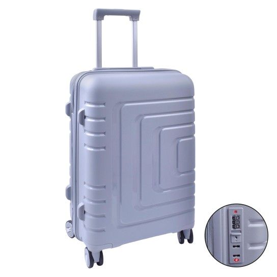 MALA VIAGEM CINZA 25 1717-025-03L CX2 MALA VIAGEM CINZA 25 1717-025-03L CX2