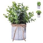 VASO METAL C/ PLANTA 20X8X 2438-110 CX48