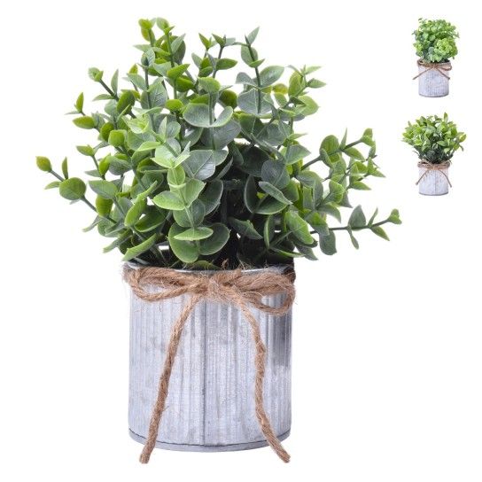 VASO METAL C/ PLANTA 20X8X 2438-110 CX48