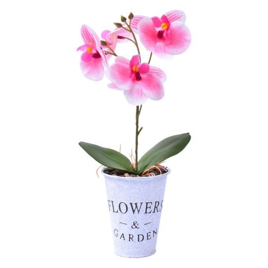 VASO METAL C/ PLANTA 25X8 2438-300 CX48 VASO METAL C/ PLANTA 25X8 2438-300 CX48