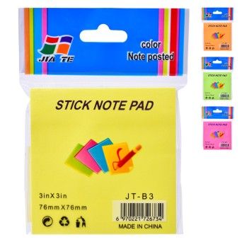 BLOCO NOTAS AD 100F 76X76 1179-002-01 CX600