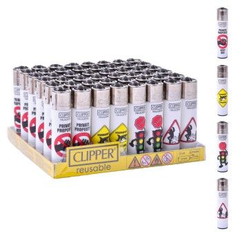 ISQUEIRO CLIPPER 48UN  REUT. FORBBIDEN