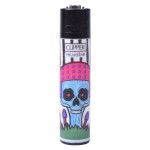 ISQUEIRO CLIPPER 48UN  REUT.MUSHROOMS SKULS
