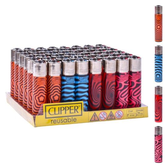 ISQUEIRO CLIPPER 48UN  REUT. GROOVY ILUSION