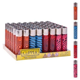 ISQUEIRO CLIPPER 48UN  REUT. GROOVY ILUSION
