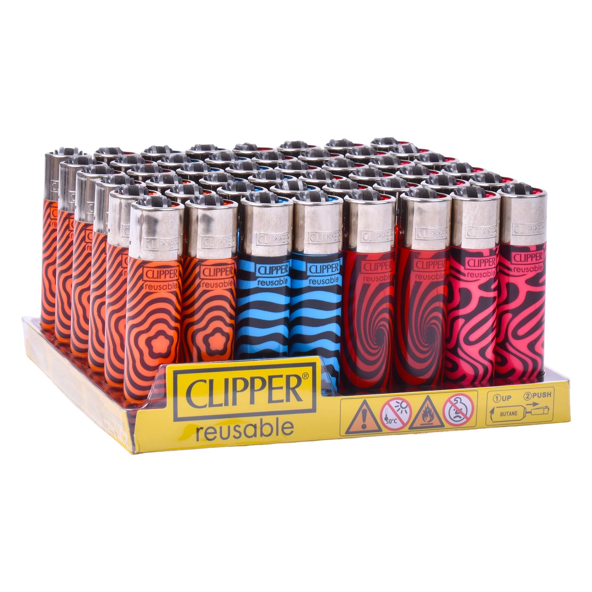 ISQUEIRO CLIPPER 48UN REUT. GROOVY ILUSION ISQUEIRO CLIPPER 48UN REUT. GROOVY ILUSION